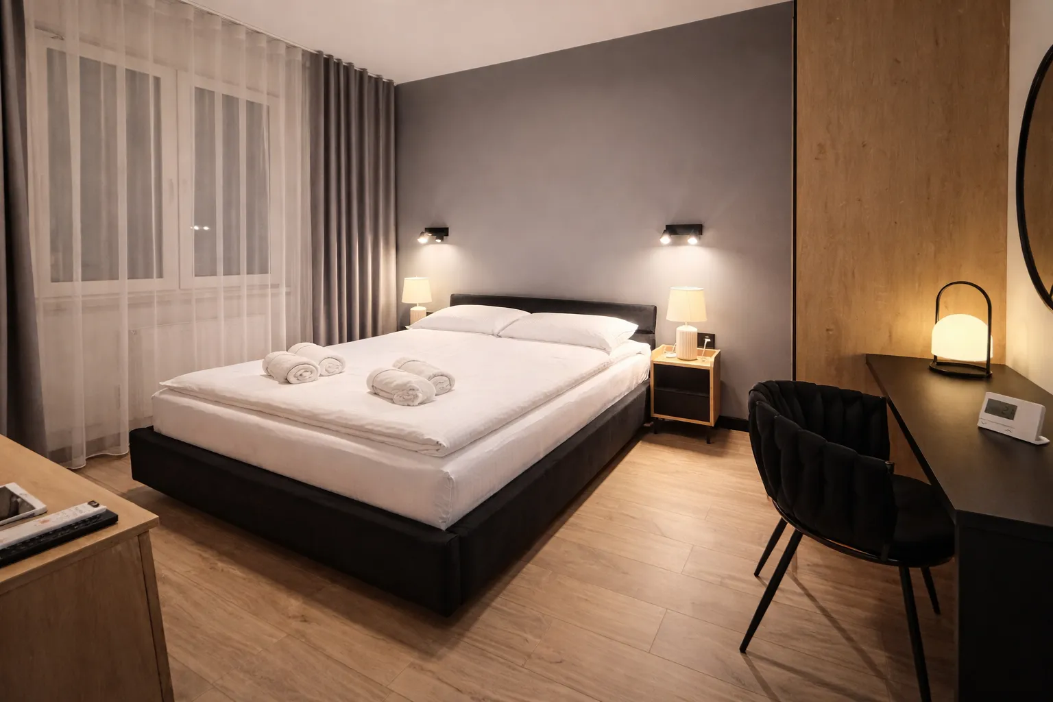 Apartament Diament FalHouse Bieszczady - luksusowe wnętrze apartamentu premium z jacuzzi i sauną - zdjęcie 4