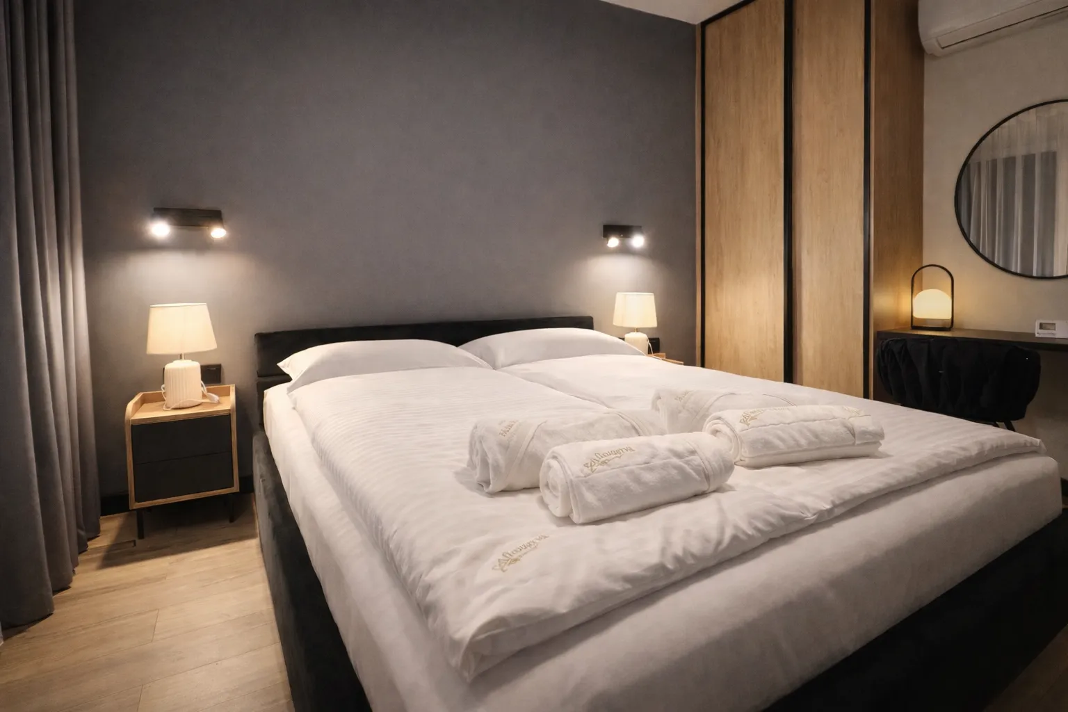 Apartament Diament FalHouse Bieszczady - luksusowe wnętrze apartamentu premium z jacuzzi i sauną - zdjęcie 5