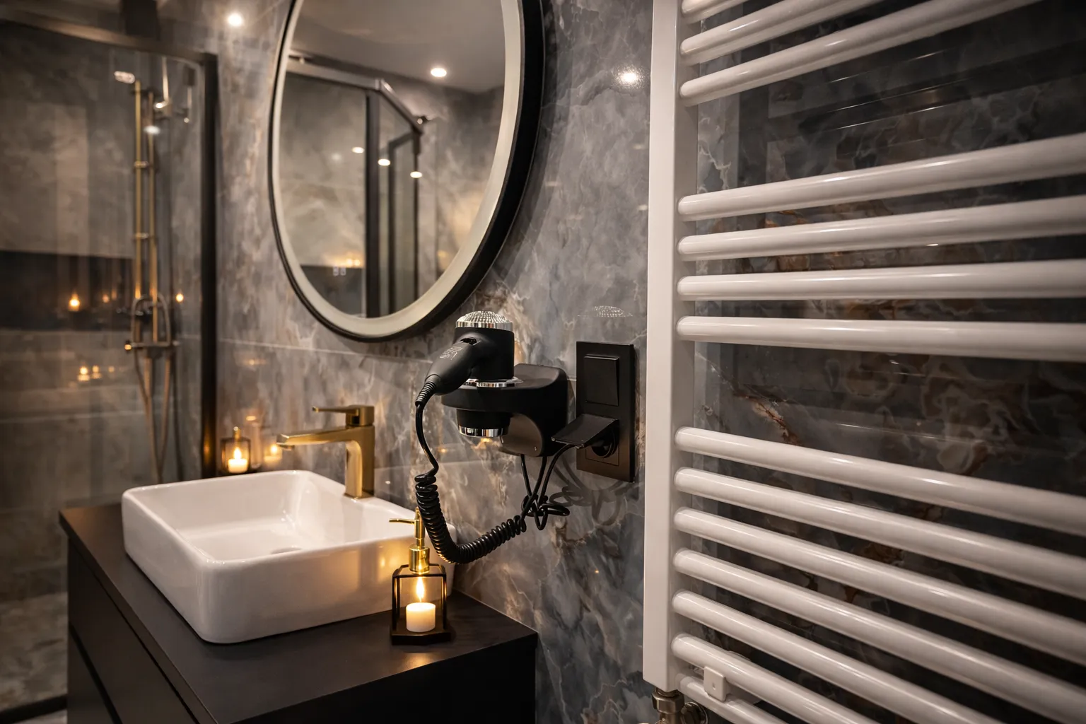 Apartament Diament FalHouse Bieszczady - luksusowe wnętrze apartamentu premium z jacuzzi i sauną - zdjęcie 7