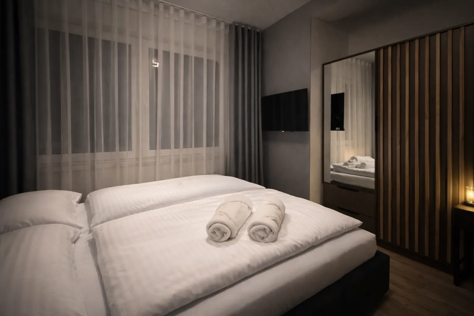 Apartament Diament FalHouse Bieszczady - luksusowe wnętrze apartamentu premium z jacuzzi i sauną - zdjęcie 8