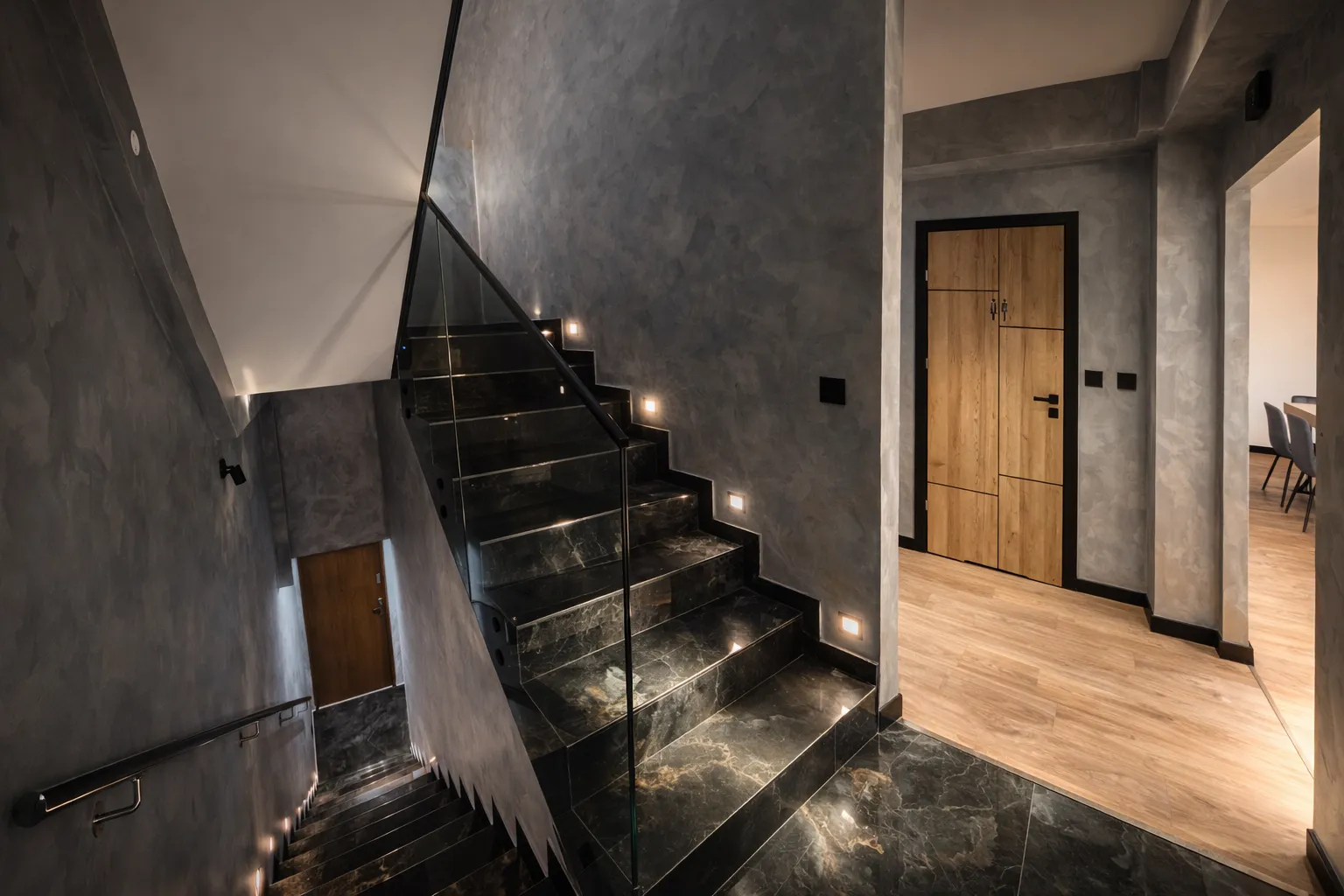 Apartament Diament FalHouse Bieszczady - luksusowe wnętrze apartamentu premium z jacuzzi i sauną - zdjęcie 9